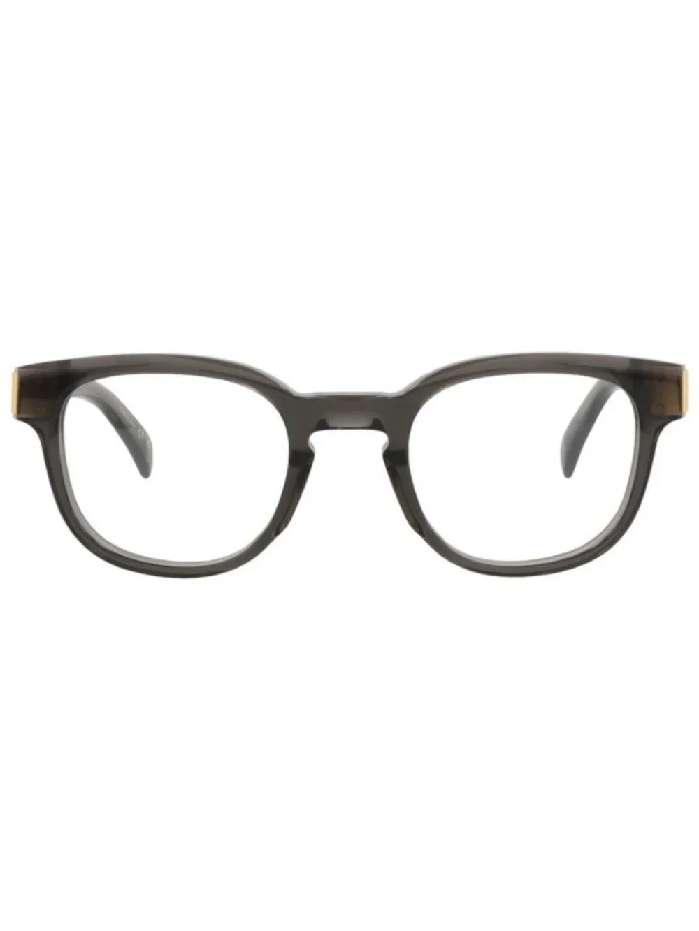 New Dunhill Mens Round/Oval Grey Grey Transparent Fashion Designer Eyeglasses
